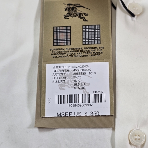 π
±οΈ Burberry London Vintage Dress Shirt - Picture 4 of 4